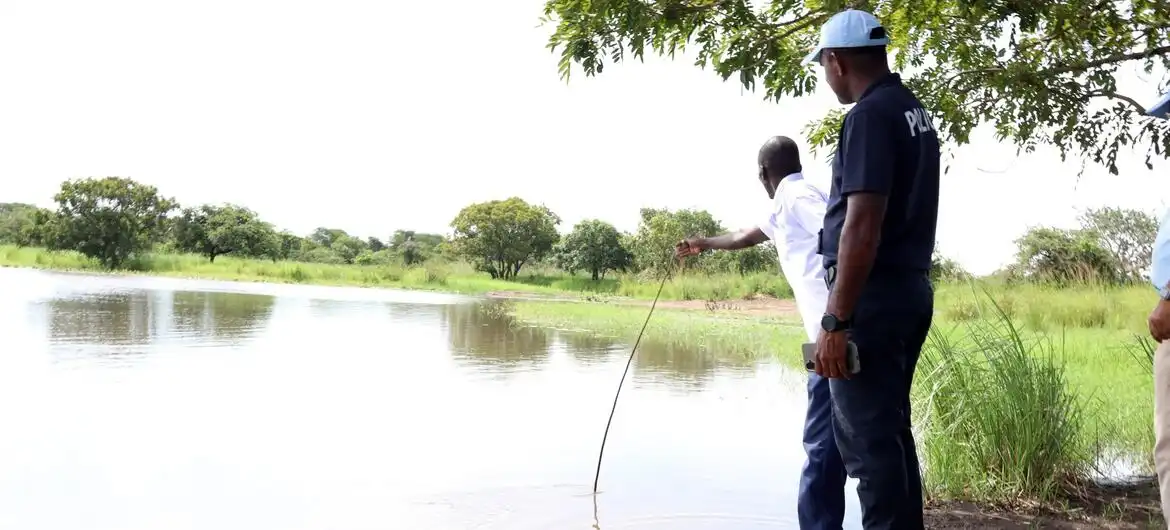 A new water reservoir in Terekeka offers an innovative solution to cattle-related conflict (Photo Credit: UNMISS)