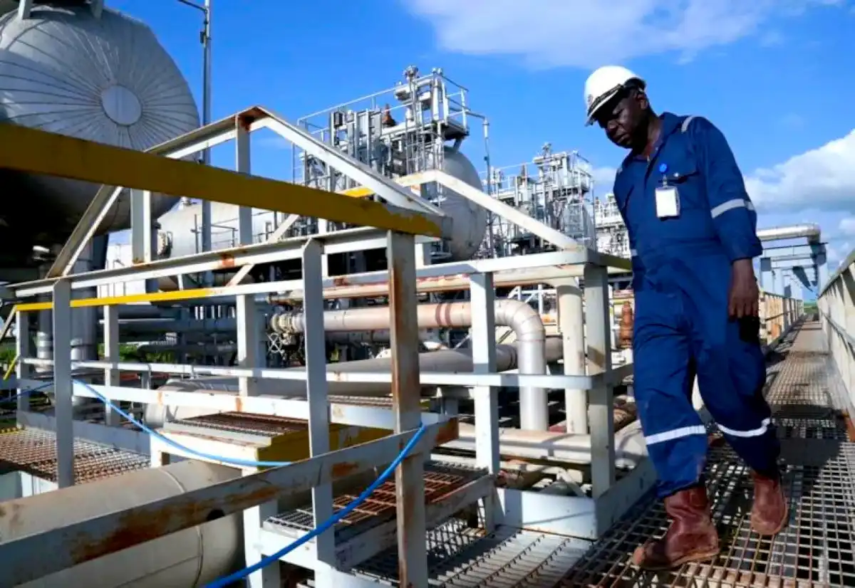 A worker walks by an oil well at the Toma South oil field to Heglig in Ruweng State South Sudan August 25 2018 (Photo Credit: REUTERS / Jok Solomun / File Photo)