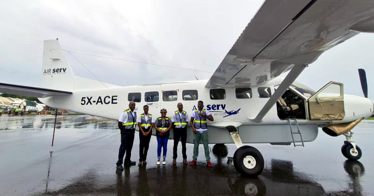 An Air Serv Cessna Caravan [same aircraft type which was hijacked] in South Sudan  (Photo: Air Serv)