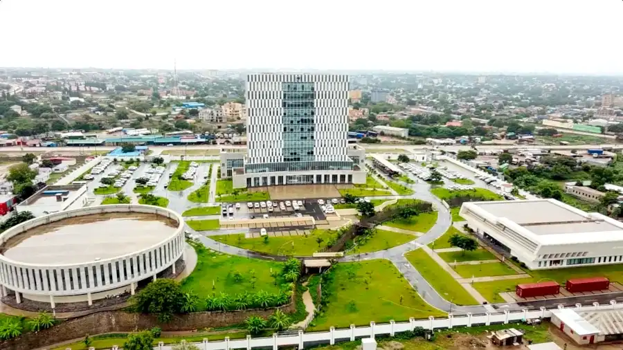 An aerial view of South Sudan capital Jubawebp