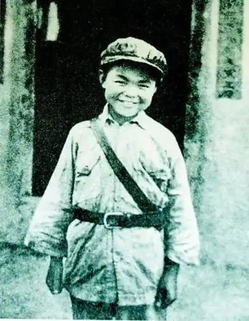 An image of a young Red Army soldier from Shaanxi by Edgar Snow [Photo: Ministry of Foreign Affairs, People's Republic of China]
