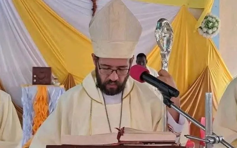 Bishop Christian Carlassare of the Catholic Diocese of Bentiu in South Sudan (Credit: Radio Good News 89 FM)