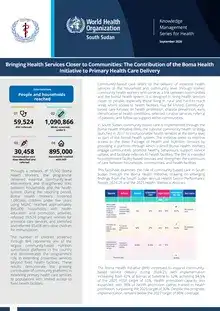 Bringing Health Services Closer to Communities The Contribution of the Boma Health Initiative to Primary Health Care Delivery