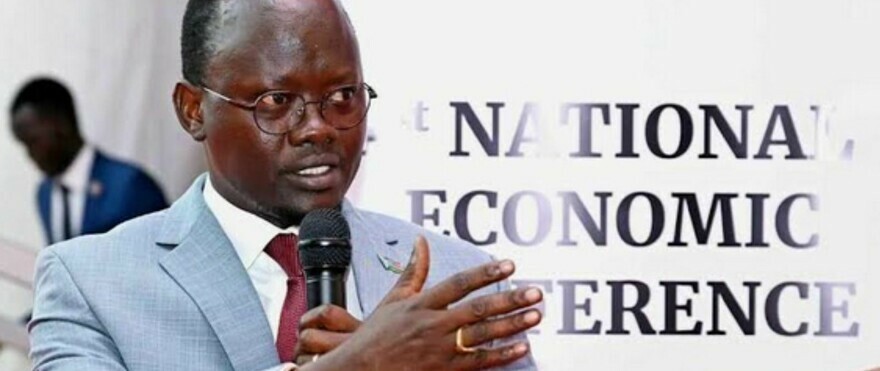 Finance Minister Dr. Bak Barnaba Chol. (Photo Crdit: Radio Tamazuj)