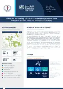 Findings from the Malaria Vaccine Post Introduction Evaluation PIE October 2026