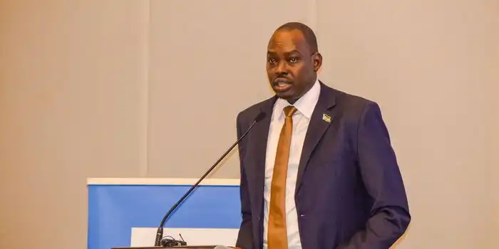 Former South Sudan Minister of Finance and Planning Marial Dongrin Ater at a United Nations Development Programme event, February, 2025 (Photo: UNDP)