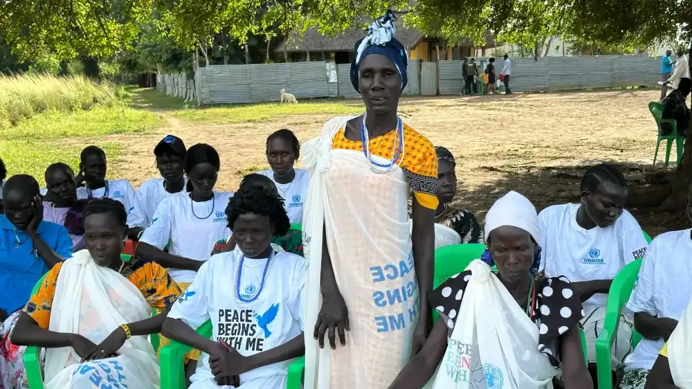 Girls in Jonglei struggle to safely access education CreditUNMISS