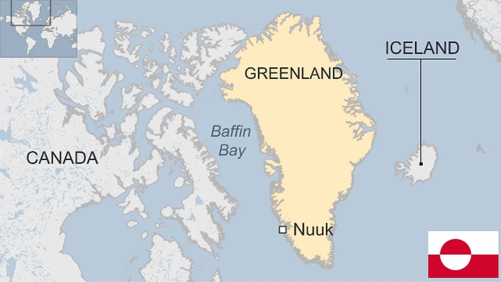 Greenland is the world's largest island and an autonomous Danish dependent territory with self-government and its own parliament (Photo Credit: BBC)
