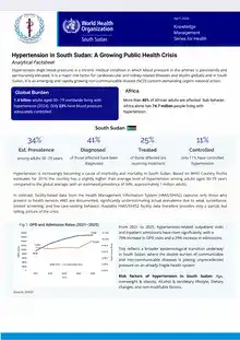 Hypertension in South Sudan A Growing Public Health Crisis Analytical Factsheet April 2026