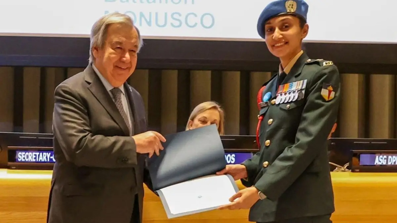 Major Swathi Shanti Kumar (Photo Credit: Daily Excelsior)