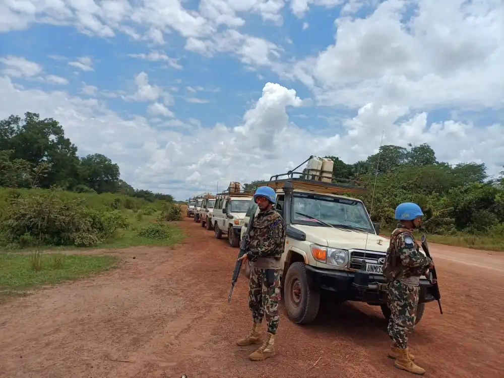 Nepali peacekeepers help UN strengthen early warning civilian protection in South Sudan