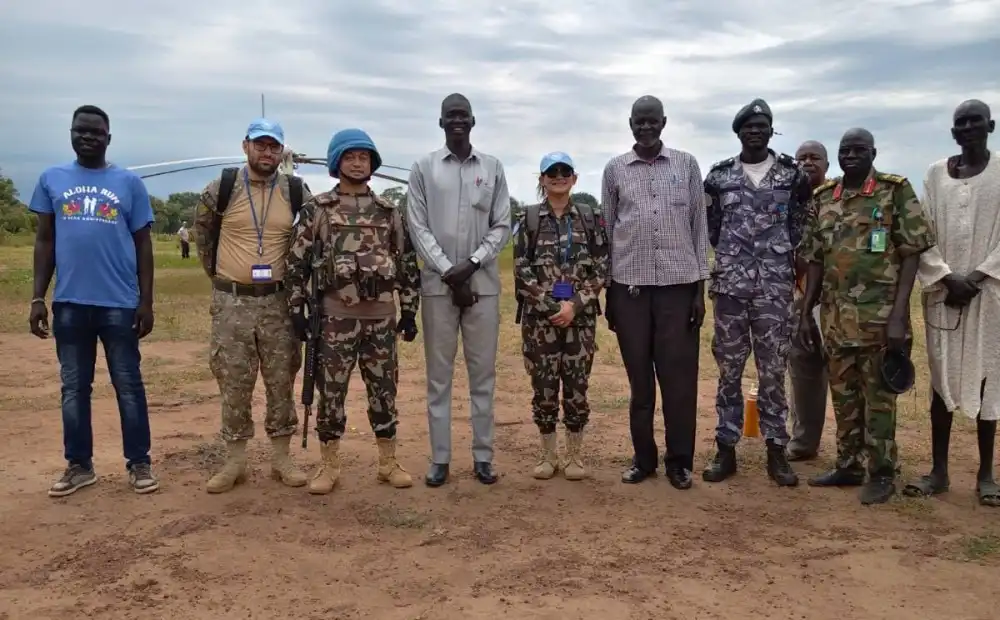 Nepali peacekeepers help UN strengthen early warning civilian protection in South Sudan1