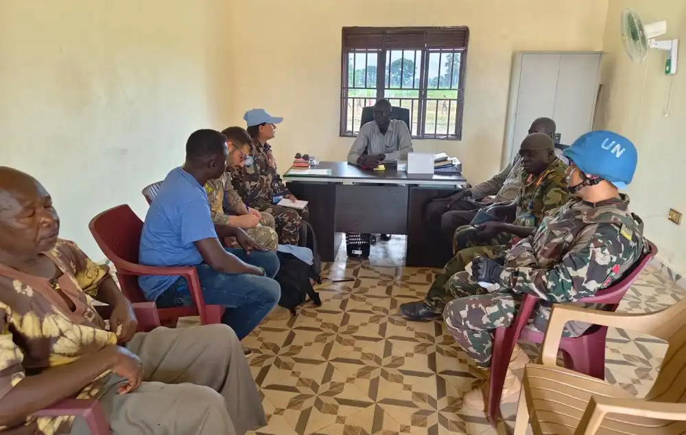 Nepali peacekeepers help UN strengthen early warning civilian protection in South Sudan2