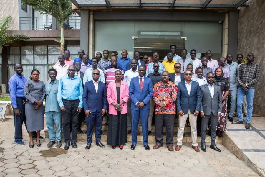 Opening session of the workshop in Juba, showing participation from government institutions, FAO, and other development partners (© FAO)