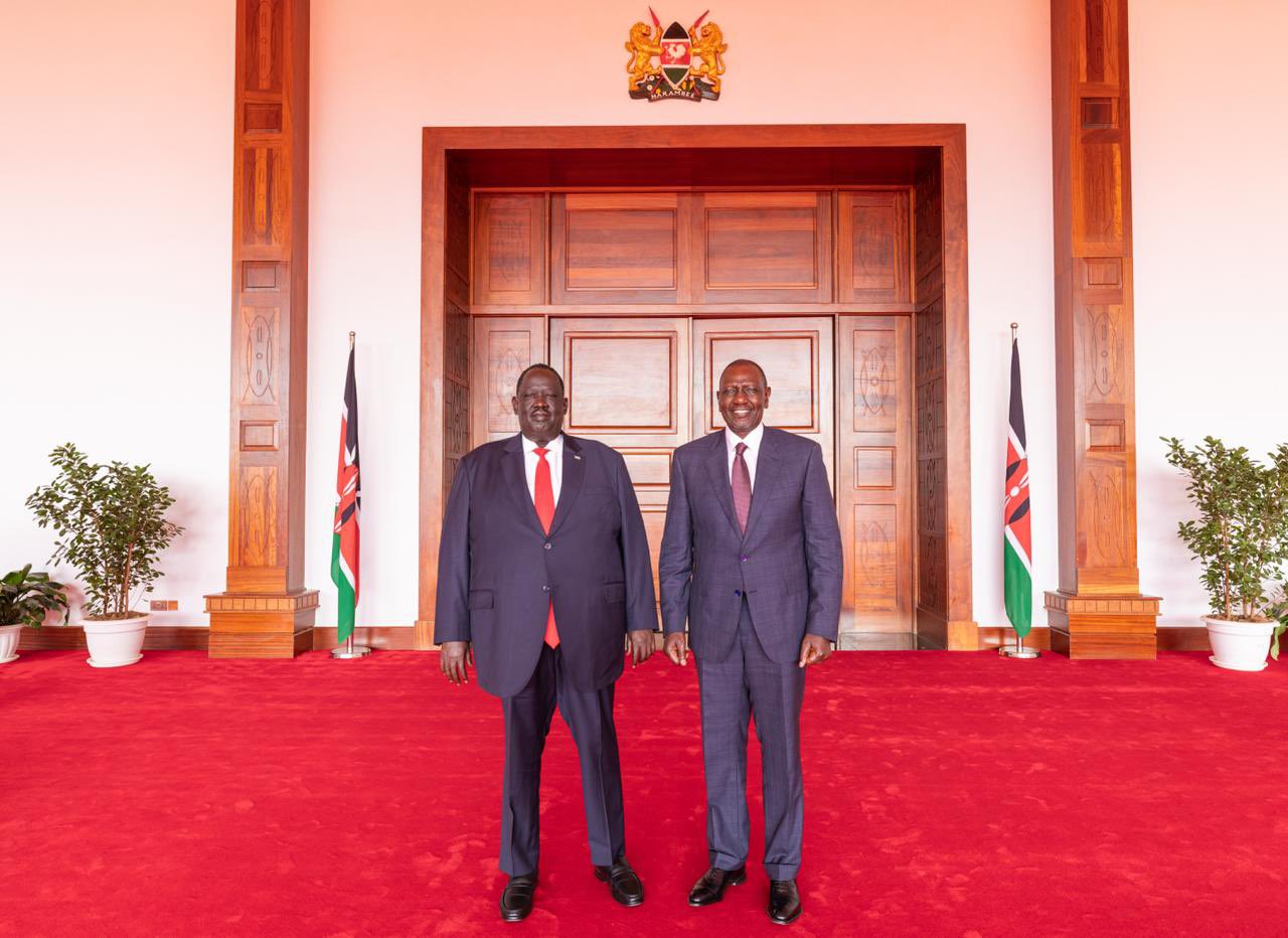 President William Ruto meets South Sudan Presidential Special Envoy Tut Gatluak Manime, State House, Nairobi, on January 28, 2026 / PCS