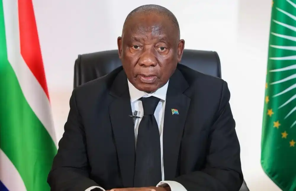 President Cyril Ramaphosa at the virtual meeting of the AU’s C5 on Tuesday (Photo: Jairus Mmutle/GCIS)