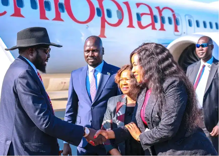 President Salva Kiir in Pretoria Seeking Support Ahead of South Sudan December Elections (Photo Credit: OZ Arab Media)