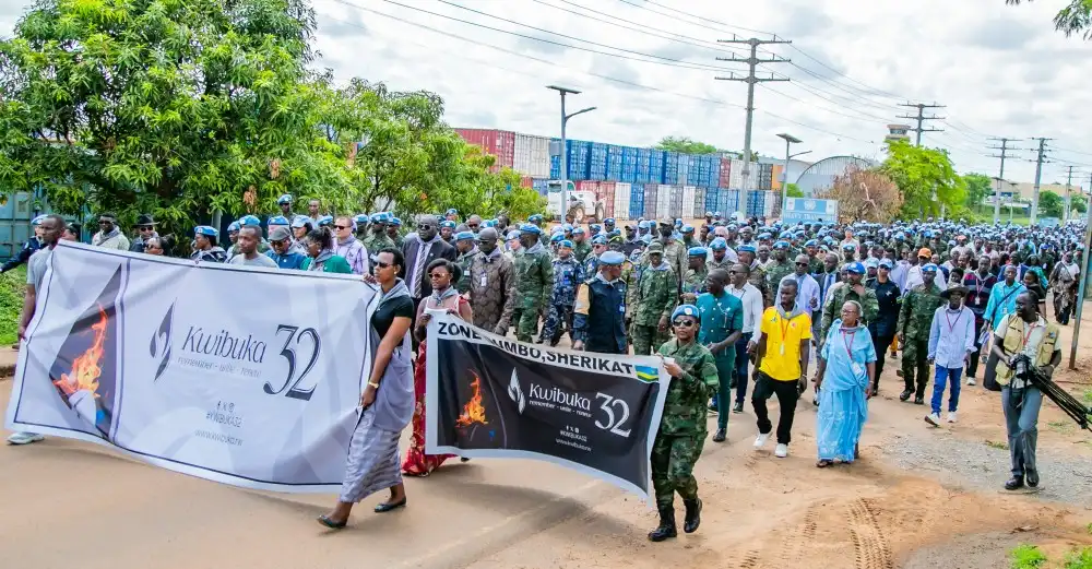 Rwandan Community In South Sudan Commemorates The 32nd Anniversary Of The 1994 Genocide Against The Tutsi (Photo Credit: Rwanda Ministry of Defence)