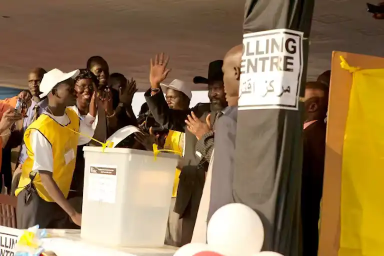 Salva Kiir votes for an independent South Sudan in 2011. The country has yet to hold a general election (Photo Credit: Wikimedia Commons)