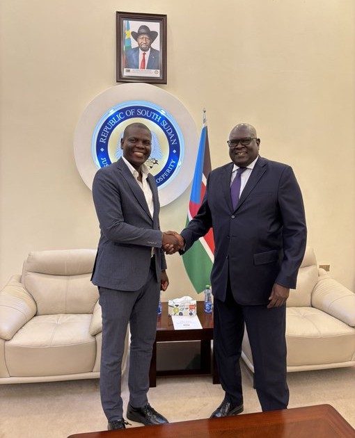 South Africa International Relations and Cooperation Minister Ronald Lamola is in South Sudan, leading a high-level African Union Ad-hoc Committee of Five Visit to Juba (Photo Credit: X / Twitter)