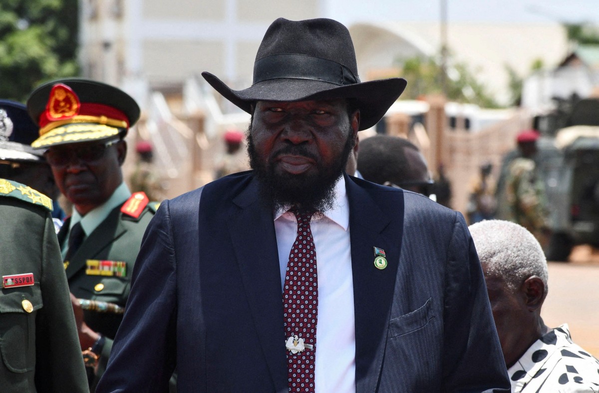 South Sudan President Salva Kiir in Juba, South Sudan, April 3, 2025 (REUTERS/Samir Bol/File Photo)