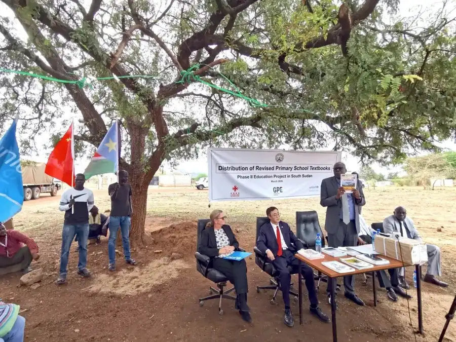 South Sudan Begins Nationwide Distribution of Over 1M China Aided Textbooks1 (Photo Credit: China Embassy in South Sudan 南苏丹纪行)