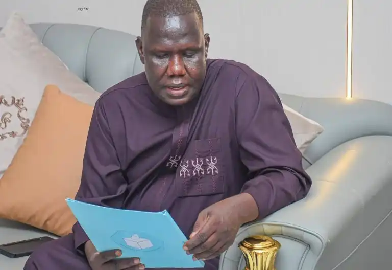South Sudan National Elections Commission Chairperson Gabriel Bol Deng during a past event (PHOTO/https://www.facebook.com/National Elections Commission-NEC)
