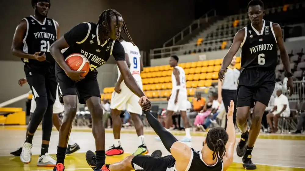 South Sudan Patriot make case in their opener against Urunani (Photo Credit: FIBA)