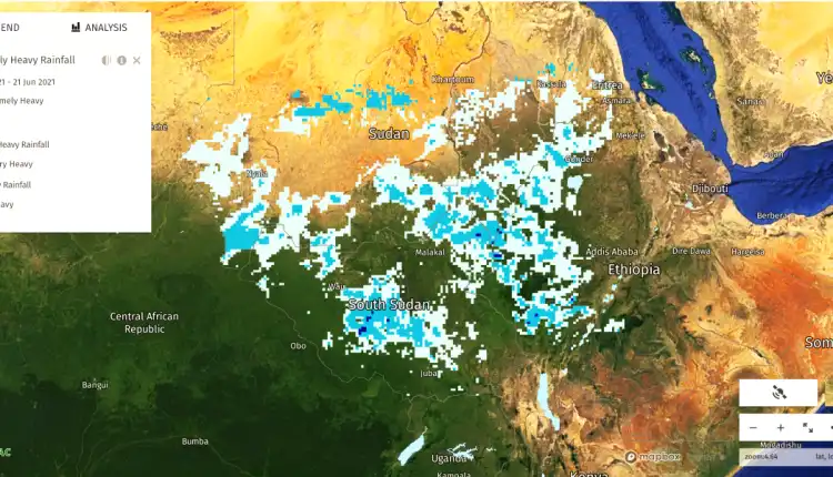 Sudan South Sudan and Uganda should brace for heavy rains between June and August 2026