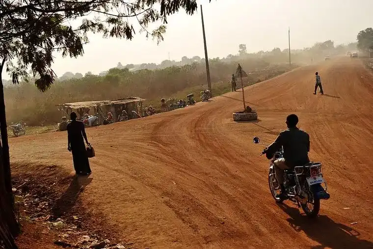 Sudanese use an unpaved road in Juba the capital of Southern Sudan on Jan. 11 2011