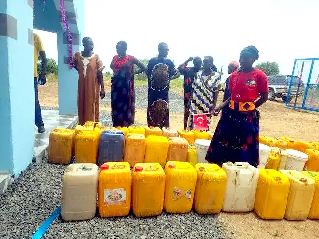 Türkiye Diyanet Foundation provides clean water to thousands in South Sudan (Photo Credit: Anadolu Ajansı)