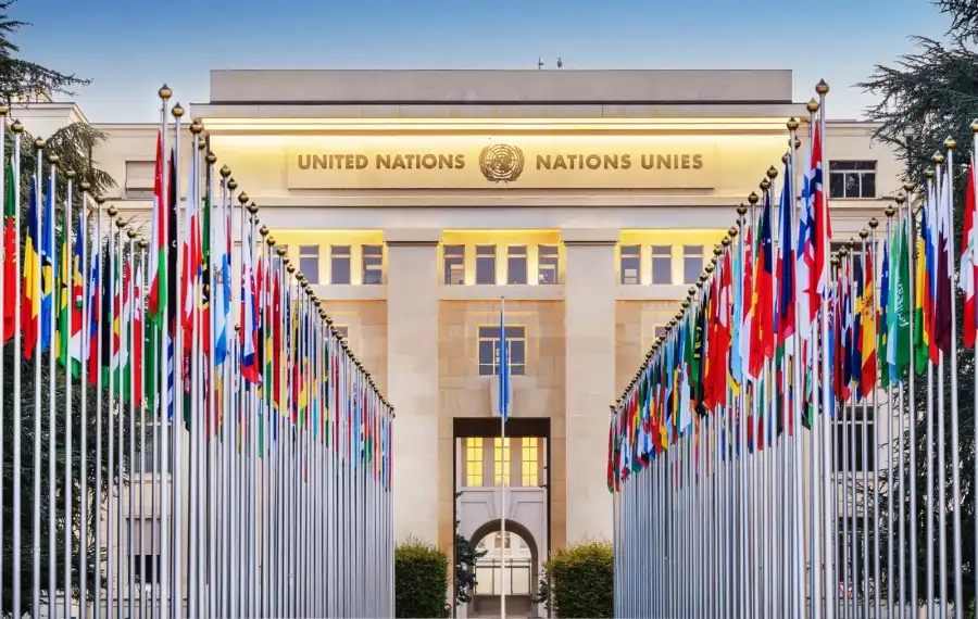 United Nations building in Geneva, Switzerland (Photo Credit: Alamy / Adobe)