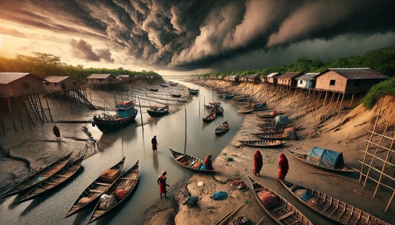 With climate shocks increasing in frequency and intensity, the report stresses that flood resilience is no longer optional — it is a national development priority (Image Credit: ChatGPT)