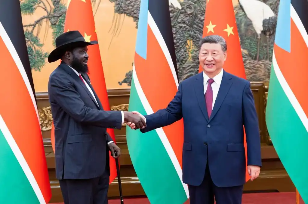 Xi Jinping Meets with President of the Republic of South Sudan Salva Kiir Mayardit Credit Xinhua News Agency September 6 2024