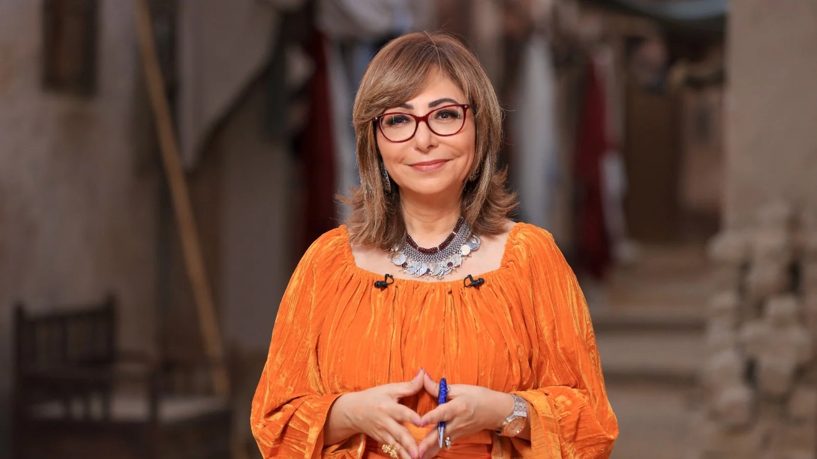 المذيعة والاعلامية المصرية لميس الحديدي [صورة أرشيفية]