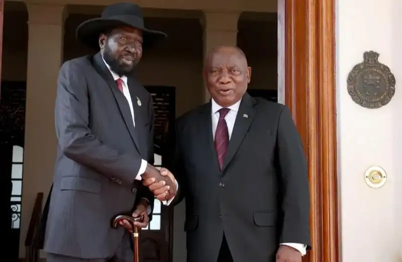 Ramaphosa presses Kiir to implement peace deal ahead of South Sudan’s first elections