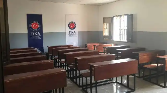 turkiyes tika donates 150 desks to south sudan primary