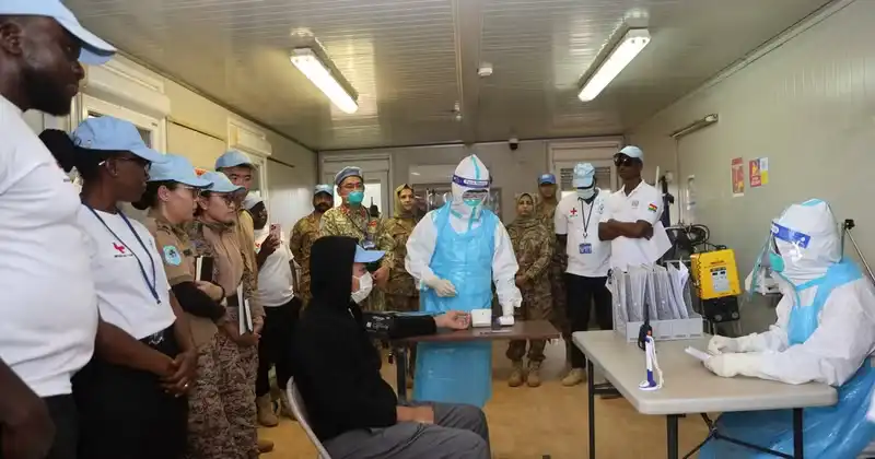 Vietnam’s Level 2 Field Hospital No. 7 at the United Nations Peacekeeping Mission in South Sudan organises a specialised workshop and a comprehensive Ebola response exercise (Photo: TIEN PHUC)