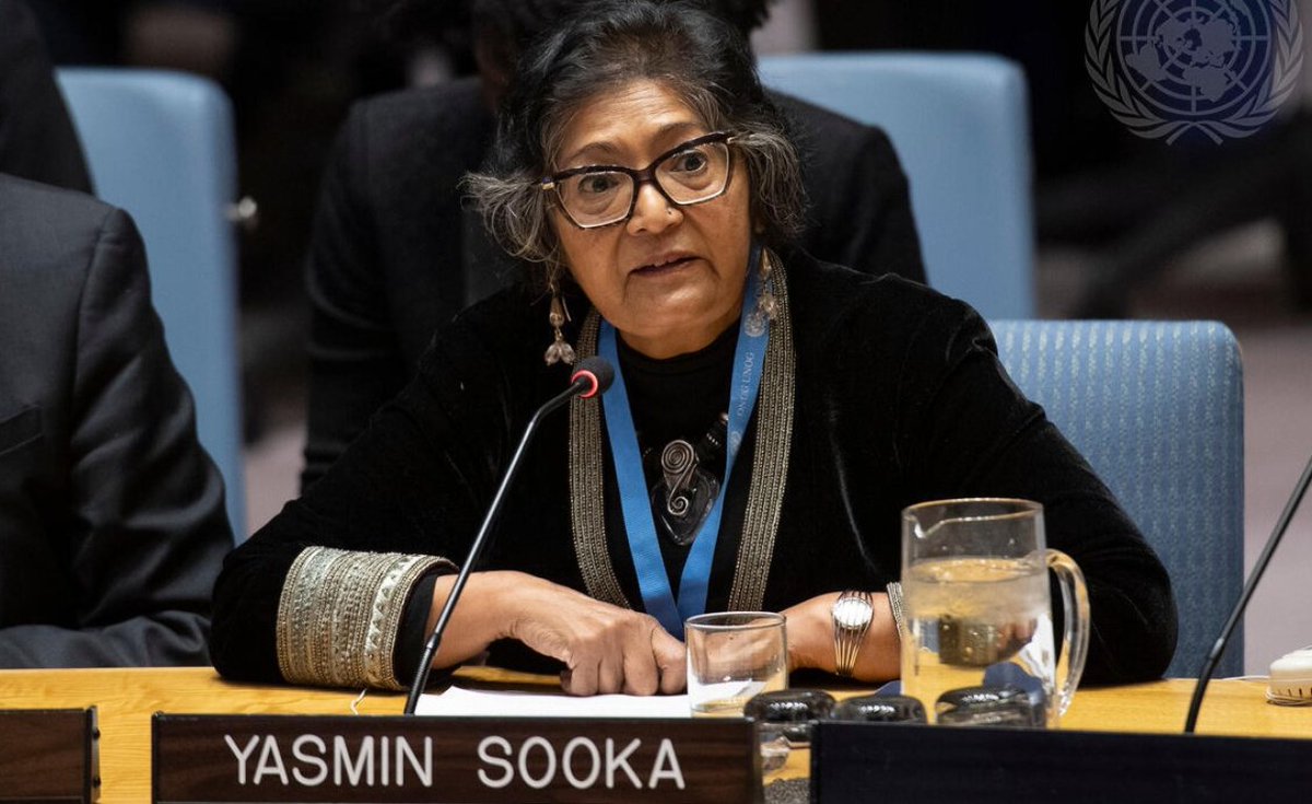 Yasmin Sooka, Chair of The UN Commission on Human Rights in South Sudan (Photo Credit: UNMISS))