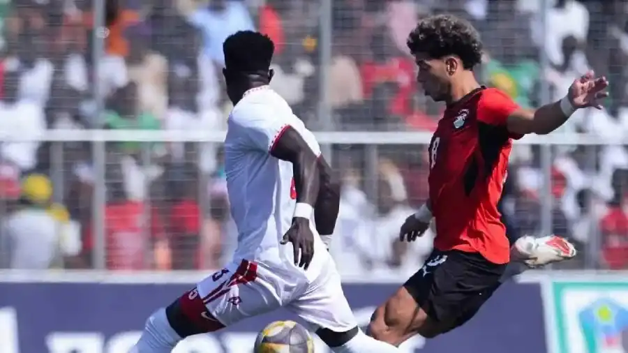 إمام عاشور في مباراة مصر وجنوب السودان (المصدر: حساب منتخب مصر عبر إكس)