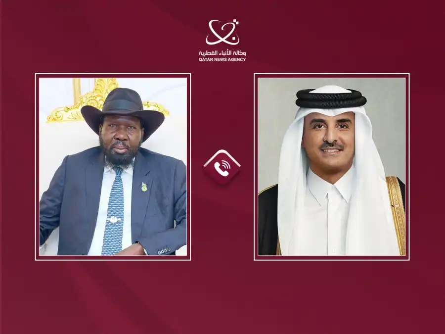 سمو الأمير يتلقى اتصالا هاتفيا من رئيس جمهورية جنوب السودان